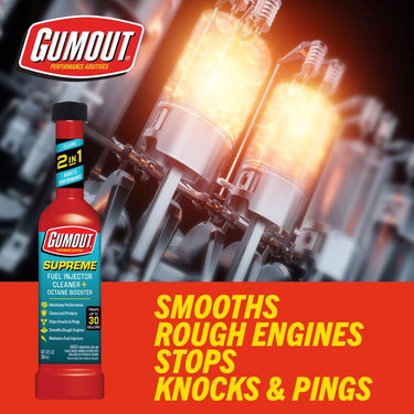 Gumout Supreme Gasoline Fuel Injector Cleaner 10 oz