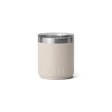 YETI Rambler 10 oz Cape Taupe BPA Free Ceramic Lined Stackable Lowball Tumbler with MagSlider Lid