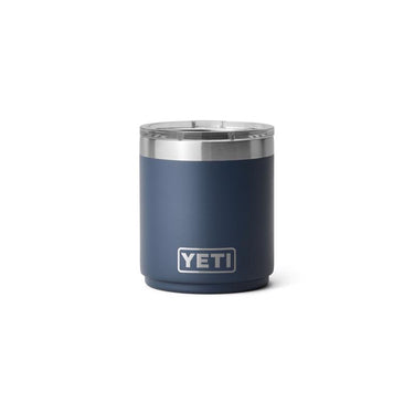 YETI Rambler 10 oz Navy BPA Free Ceramic Lined Stackable Lowball Tumbler with MagSlider Lid