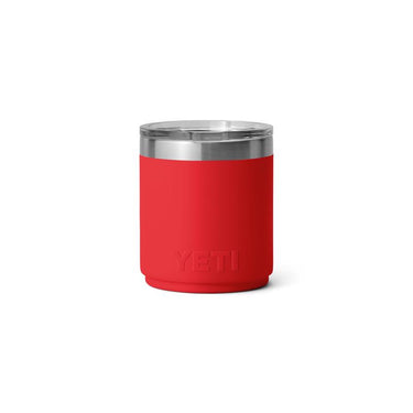 YETI Rambler 10 oz Rescue Red BPA Free Ceramic Lined Stackable Lowball Tumbler with MagSlider Lid