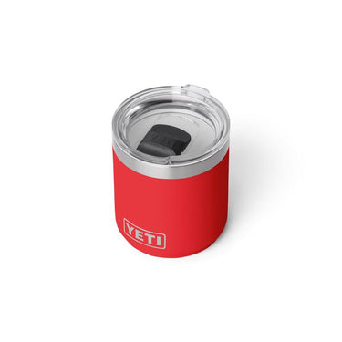 YETI Rambler 10 oz Rescue Red BPA Free Ceramic Lined Stackable Lowball Tumbler with MagSlider Lid