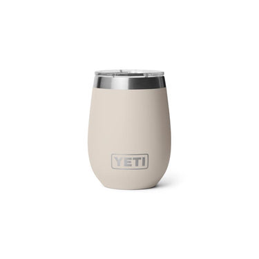 YETI Rambler 10 oz Cape Taupe BPA Free Ceramic Lined Wine Tumbler with MagSlider Lid