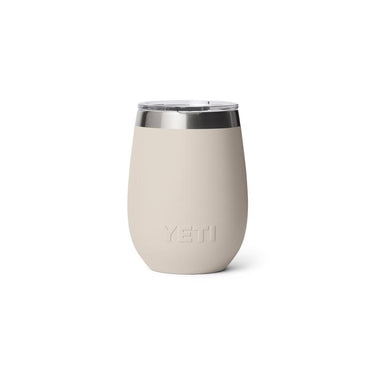 YETI Rambler 10 oz Cape Taupe BPA Free Ceramic Lined Wine Tumbler with MagSlider Lid