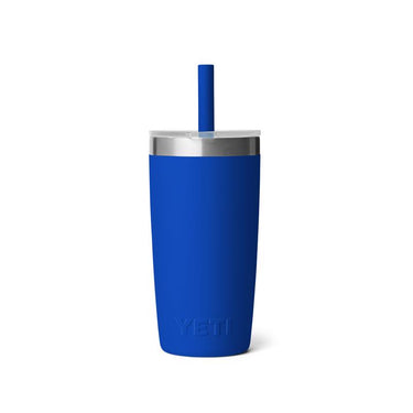 YETI Rambler Jr. 10 oz Royal Blue BPA Free Kids Cups with Silicone Straw