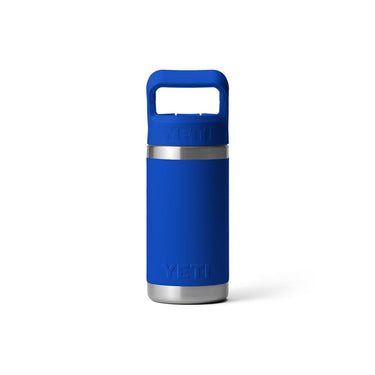 YETI Rambler Jr. 12 oz Royal Blue BPA Free Insulated Kids Water Bottle w/Straw