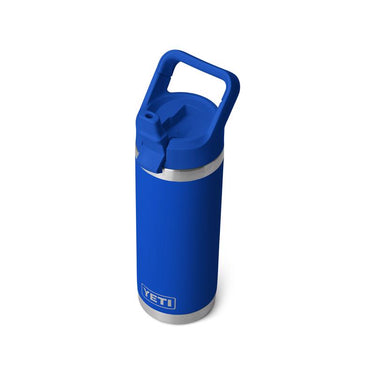 YETI Rambler 18 oz Royal Blue BPA Free Bottle with Straw Cap