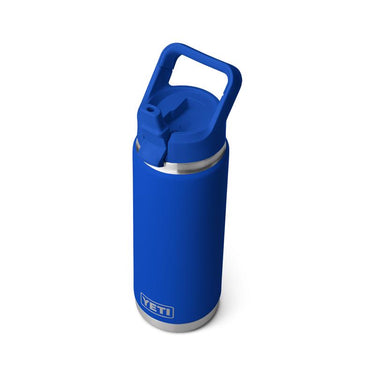 YETI Rambler 26 oz Royal Blue BPA Free Bottle with Straw Cap