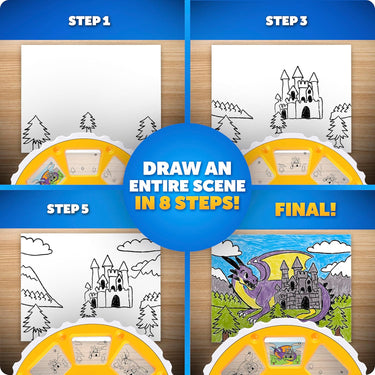 Blue Marble Drawing Projector