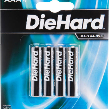DieHard Long Lasting AAA Alkaline Batteries 4 Pack