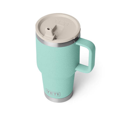YETI Rambler 30 oz Sea Stone BPA Free Travel Straw Mug