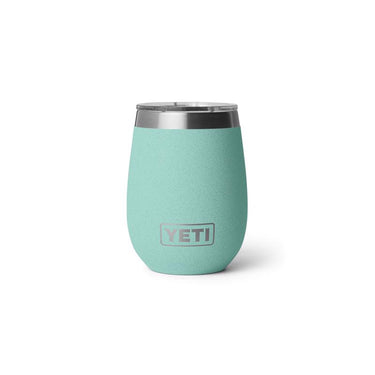 YETI Rambler 10 oz Sea Stone BPA Free Ceramic Lined Wine Tumbler with MagSlider Lid