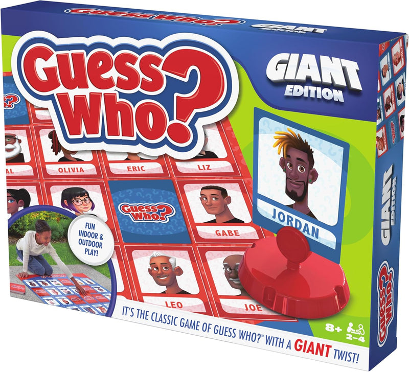 Load image into Gallery viewer, Spin Master Games, Guess Who? Giant Edition, Family Game for Indoor &amp; Outdoor Fun with Big Oversized Board, for Family and Kids, 2-4 Players, Ages 6 &amp; Up
