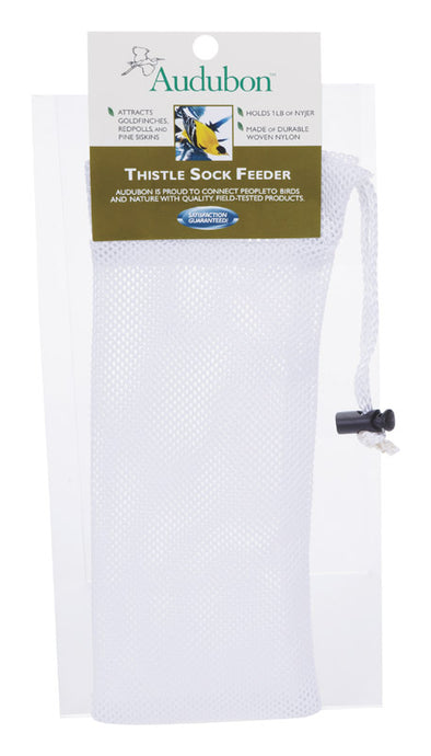 Audubon Finch 1 lb Mesh Thistle Sock Bird Feeder 2 ports