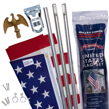 Valley Forge AA-US1-1 USA Flag Kit, Polycotton