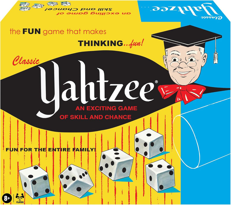 Load image into Gallery viewer, Classic Yahtzee with Retro Artwork, An Exciting Game Of Skill And Chance with Original Components, by Winning Moves Games USA, for Ages 8 and Up, 2 or More Players
