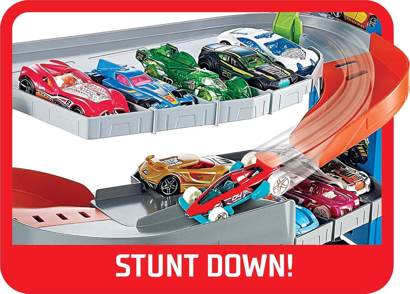 Load image into Gallery viewer, Hot Wheels City Stunt Garage Playset With 1 Toy Car
