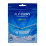 Rite Aid Easy Slide Dental Flossers 90 count mint pack, front
