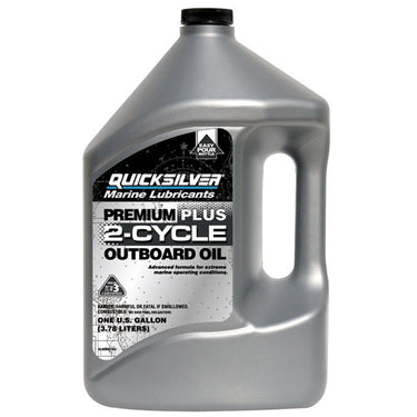 Quicksilver Marine Lubricants TC-W3 2-Cycle Outboard Motor Oil 1 gal 1 pk