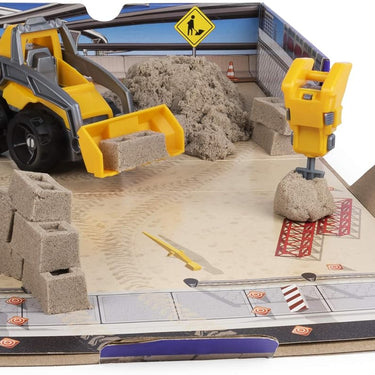 Dig & Demolish Playset with 1lb Play Sand & Toy Truck