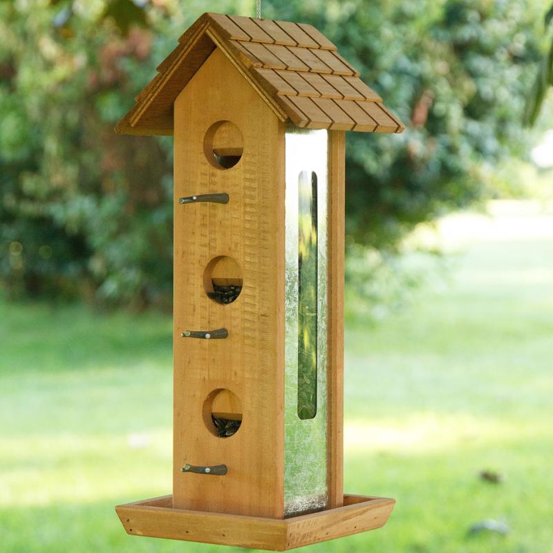 Load image into Gallery viewer, Birdscapes Bird Feeder Tin Jay Aluminum 2 lbs.

