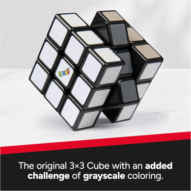 Rubik’s Cube, Wednesday Cube, Greyscale Wednesday Collectible & Desk Décor