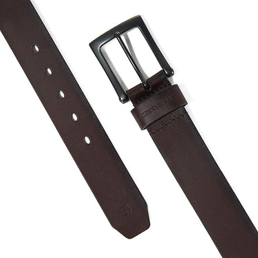 Carhartt Men's Rugged Burnshed Leather Box Belt (Brown) Size 46