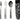 Stansport Stainless Steel Knife, Fork & Spoon Set