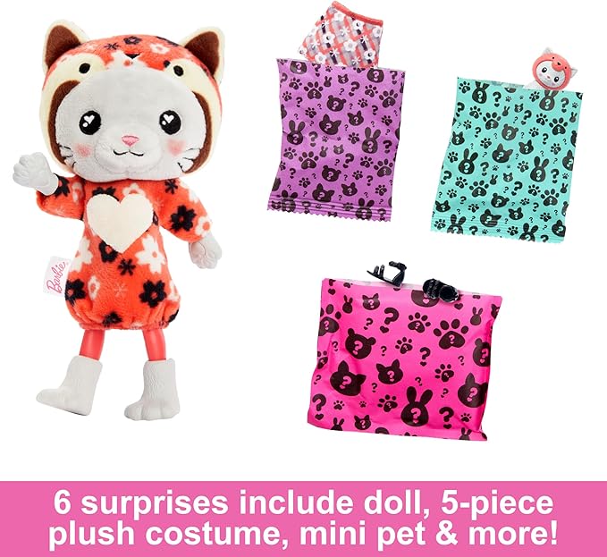 Load image into Gallery viewer, Barbie Cutie Reveal Chelsea Doll &amp; Accessories, Animal Plush Costume
