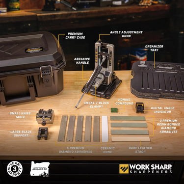 Work Sharp Professional Precision Adjust Elite Knife Sharpener Kit