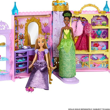 Disney Princess Ready For The Ball Closet With Fashions, Accessories, & Storage