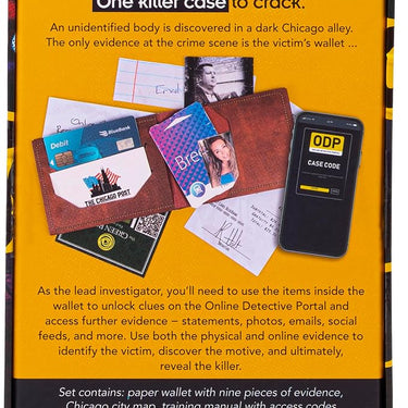 Evidence Hush Money Crime-Solving Game