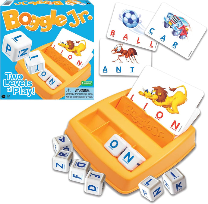 Boggle Jr, The Original Grow-With-Me Alphabet Learning Game by Winning Moves Games USA, Word and Picture Recognition Learning Game for Kids Ages 3+