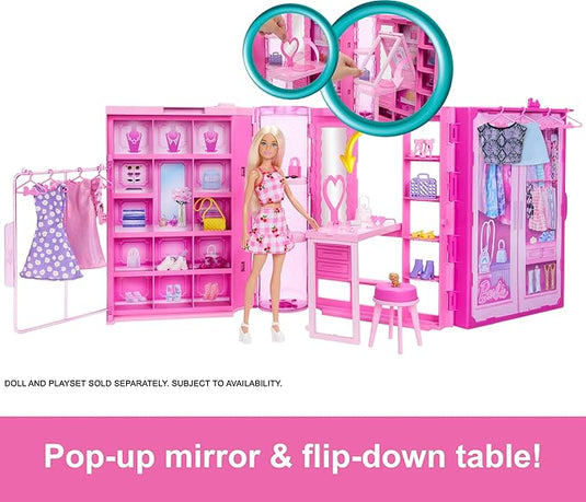 Barbie Dream Closet with Barbie Doll and Accessories