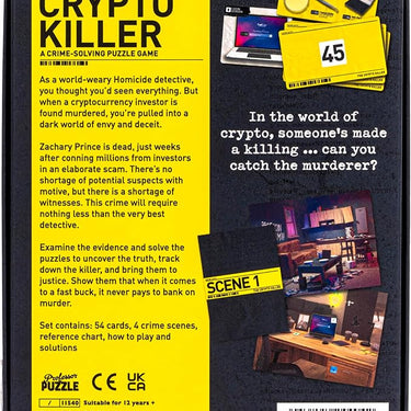 The Crypto Killer - A Crime-Solving Puzzle Game