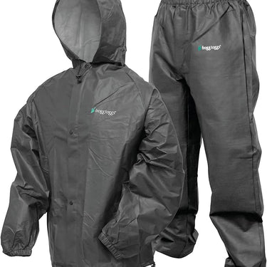 Frogg Toggs Men's Pro Lite Rain Suit (Carbon) Size SM/MD