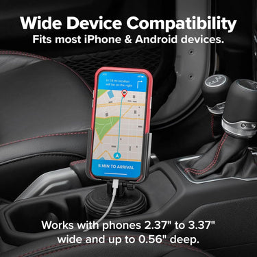 WeatherTech CupFone Universal Cup Holder Phone Mount for Cars