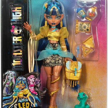 Monster High Cleo De Nile Fashion Doll With Pet Hissette And Accessories