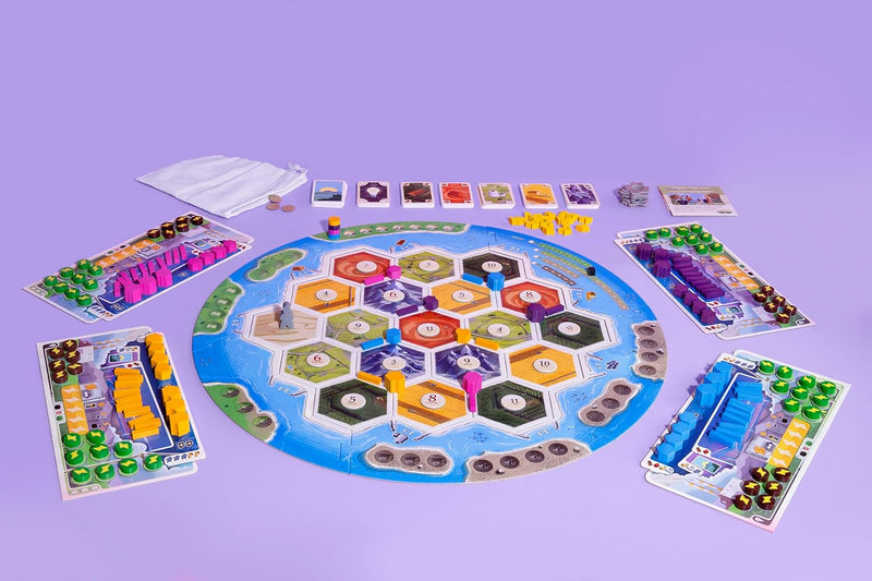 Load image into Gallery viewer, CATAN New Energies Board Game - Sustainable Resources &amp; Strategy, Classic Gameplay with a Modern Twist! Family Game for Kids and Adults, Ages 12+, 3-4 Players, 90 Min Playtime, Made by CATAN Studio
