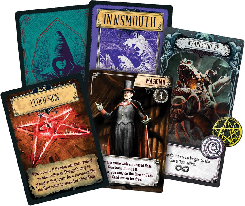 Load image into Gallery viewer, Z-Man Games Pandemic Reign of Cthulhu Board Game for Adults and Family | Cooperative | Ages 14+ | 2 to 4 players | Average Playtime 40 minutes
