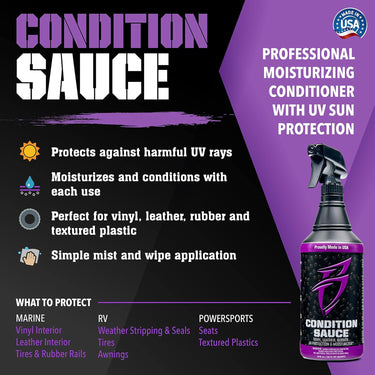 Boat Bling Condition Sauce Premium Interior Moisturizer 32oz.