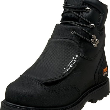 Timberland PRO Men's 8" MetGuard Steel-Toe Boot (Black) Size 15M