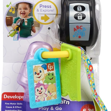 Fisher-Price Laugh & Learn Play & Go Activity Keys Baby & Toddler Musical Learning Toy