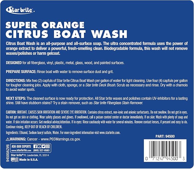 Load image into Gallery viewer, Starbrite Super Orange Concentrated Citrus Boat Wash
