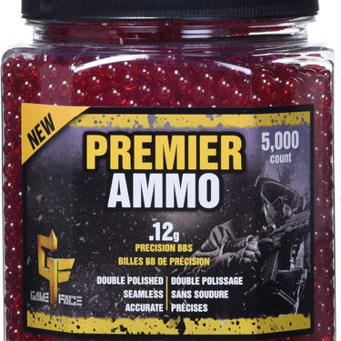 CROSMAN Game Face Premier Airsoft Ammo, 12 gram
