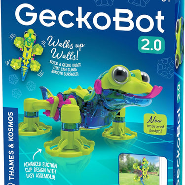 Thames & Kosmos GeckoBot 2.0 STEM Experiment Kit | Build a Wall-Climbing Gecko Robot