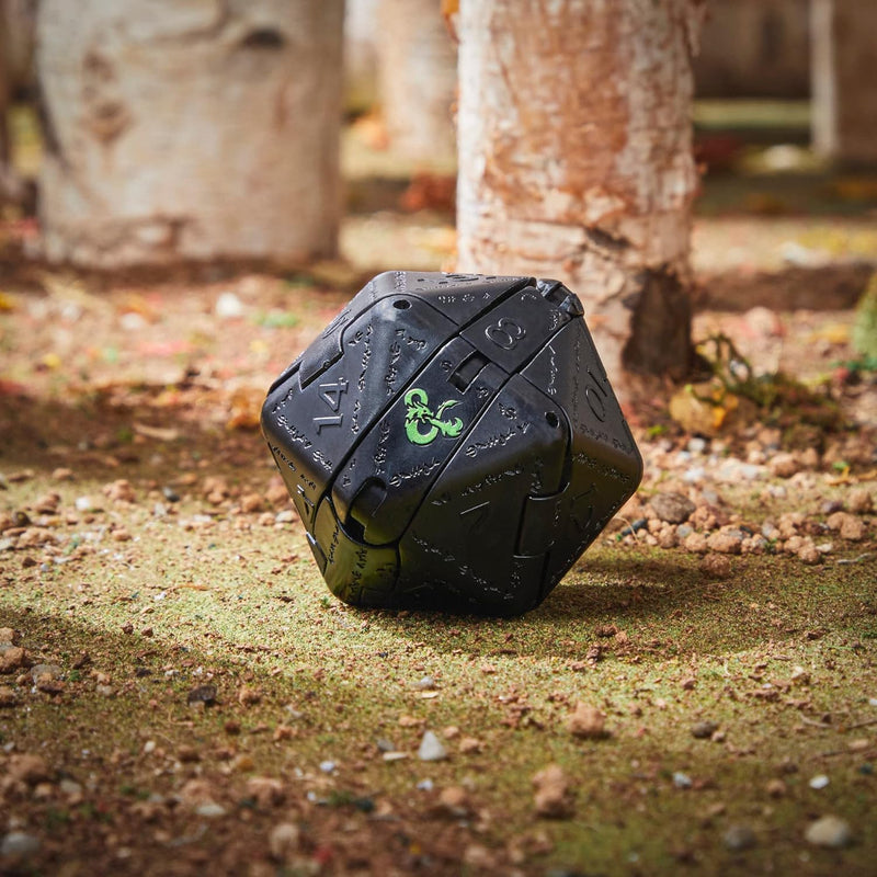 Load image into Gallery viewer, DUNGEONS &amp; DRAGONS Honor Among Thieves D&amp;D Dicelings Black Dragon Rakor Collectible D&amp;D Monster Dice Converting Giant d20 Action Figures Role Playing Dice
