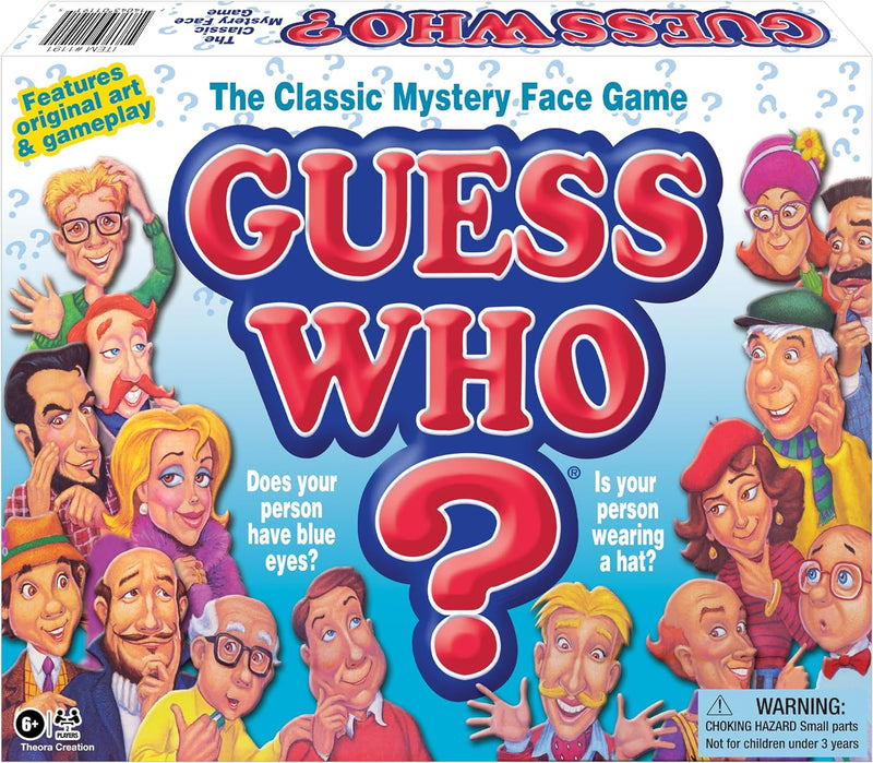 Load image into Gallery viewer, Guess Who? Board Game with Classic Characters by Winning Moves Games USA, Classic Children&#39;s Mystery Board Game of Deduction for 2 Players, Ages 6+
