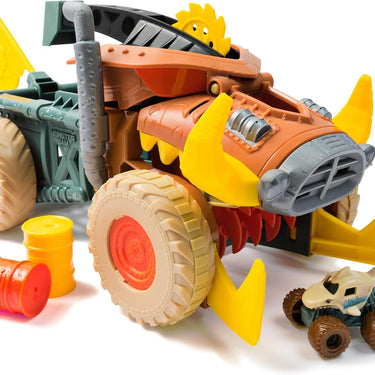 Monster Jam Mini Jam, Megalodon Mad Hog Chomper and Monster Truck
