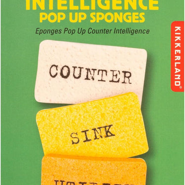 Kikkerland Counter Intelligence Pop-Up Dish Sponges