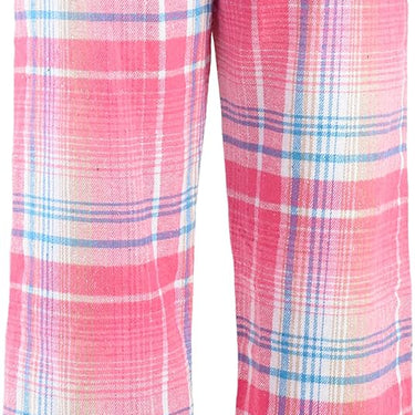 Carnival Intimates Women's 2 Pack Flannel Lounge Pajama Sleep Pants, Pink/Red Plaid